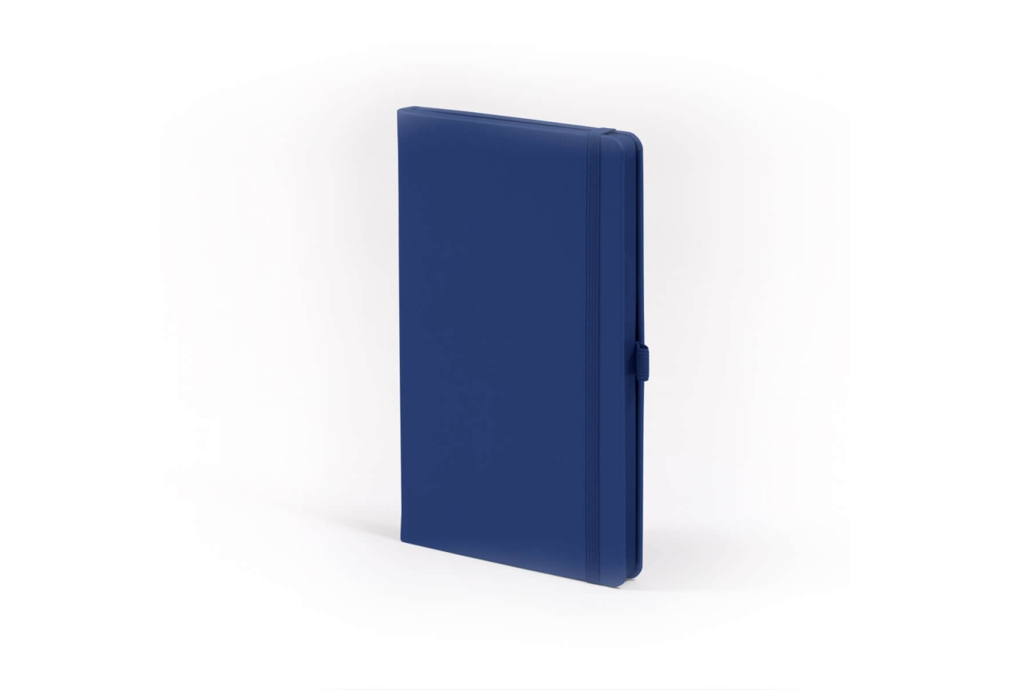 Carnet de note infirmière avec couverture rigide simili cuir, élastique de fermeture et marque-page – coloris  bleu marine