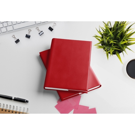 Agenda infirmière journalier rouge marbré