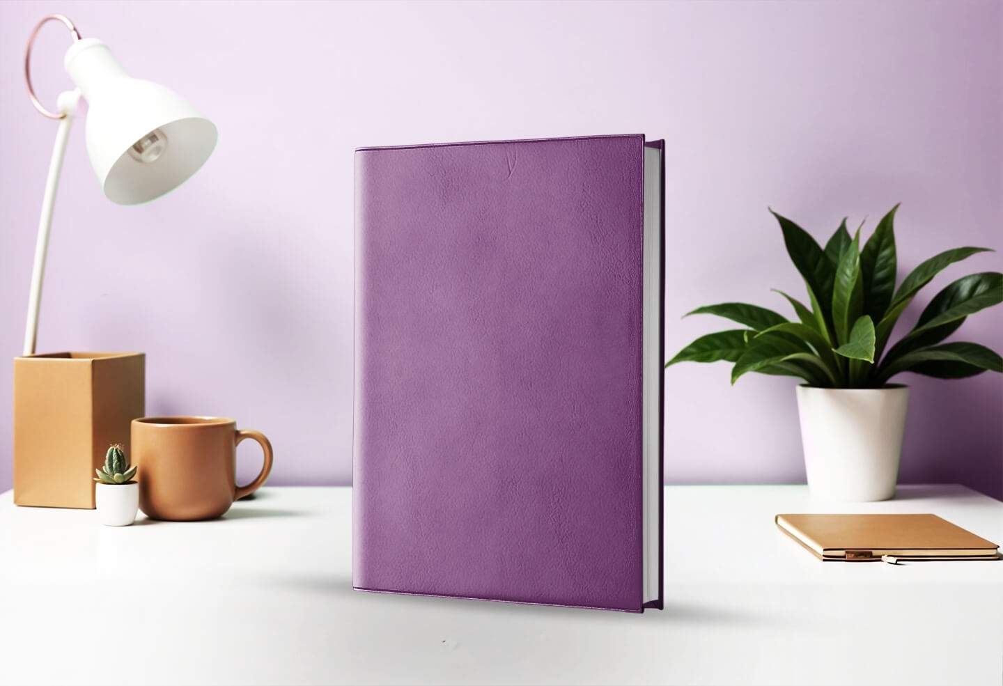 Agenda journalier infirmière libérale violet 2027 — présentation couverture