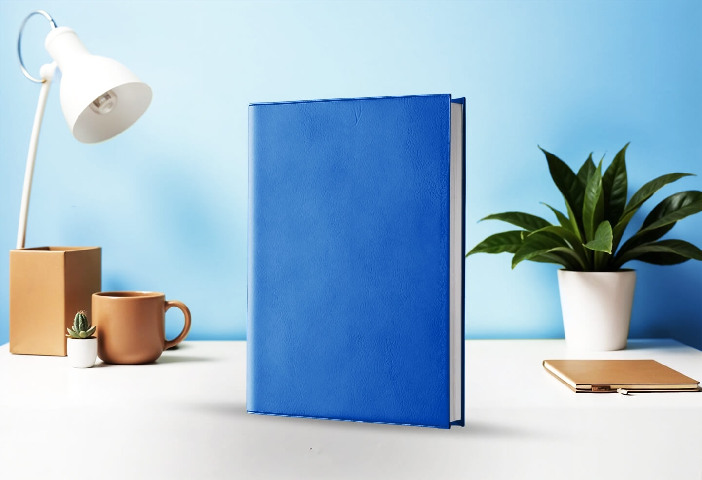 Agenda journalier infirmière libérale bleu roi 2027 — présentation couverture