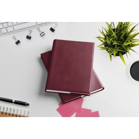 Agenda infirmière journalier rouge bordeaux