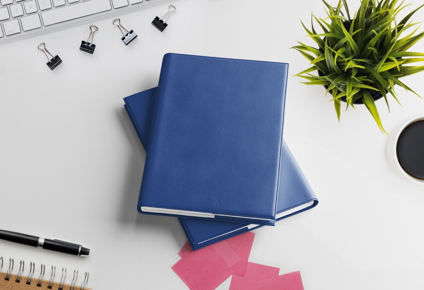 4 volumes trimestriels agenda journalier infirmière libérale 2027 bleu ardoise