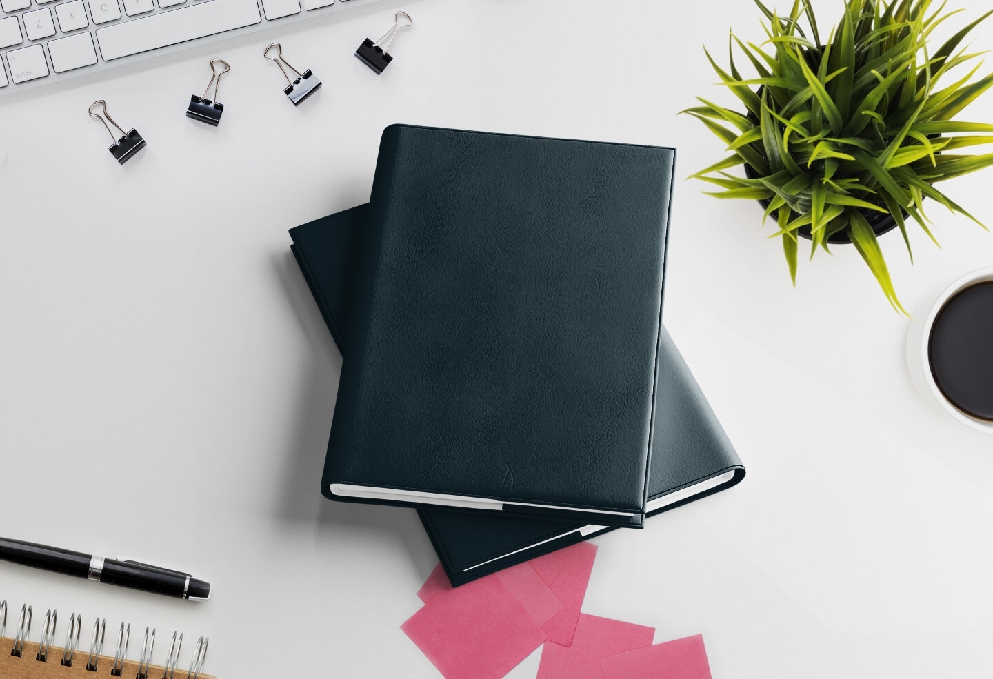 4 volumes trimestriels agenda journalier infirmière libérale 2027 bleu pétrole