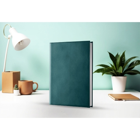 Agenda journalier infirmière libérale vert pétrole 2027 — présentation couverture