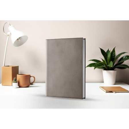 Agenda journalier infirmière libérale marron taupe 2027 — présentation couverture