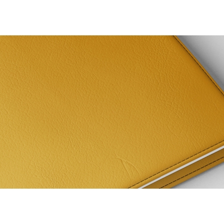 Détail texture simili cuir couverture agenda infirmière or 2027