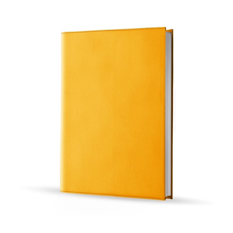 Agenda infirmière journalier jaune safran