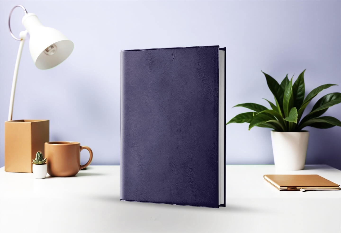 Agenda journalier infirmière libérale violet encre 2027 — présentation couverture