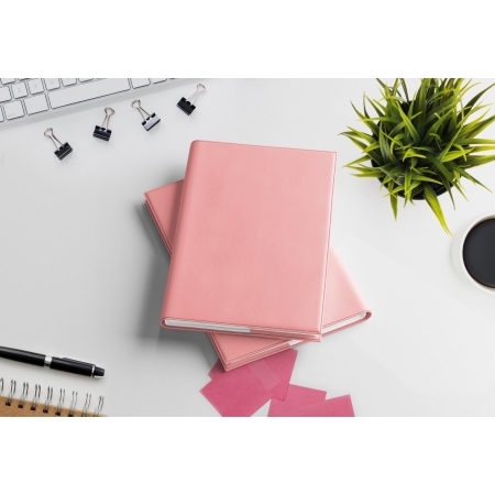 Agenda semainier IDEL rose pastel 2027 — 1 volume annuel