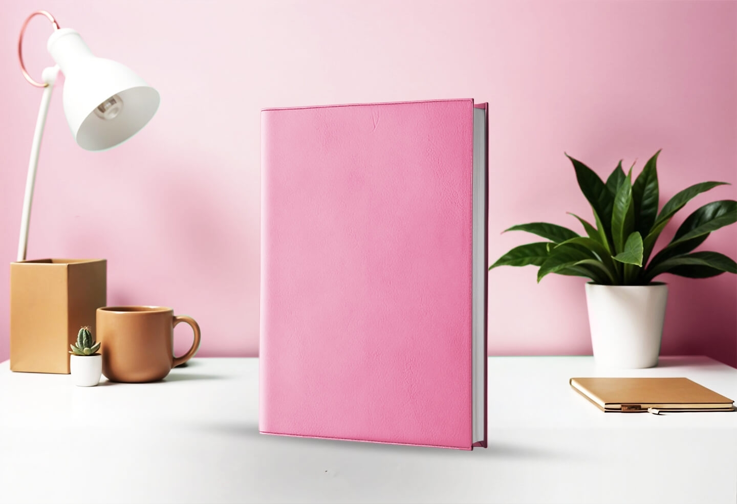 Agenda semainier infirmière libérale rose flamingo 2027 — présentation couverture