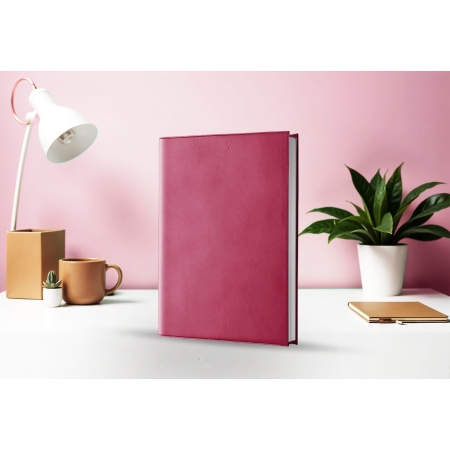 Agenda semainier infirmière libérale rose framboise 2027 — présentation couverture