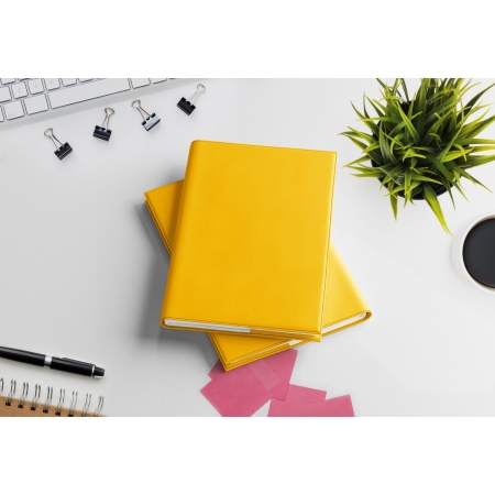 Agenda semainier IDEL jaune safran 2027 — 1 volume annuel