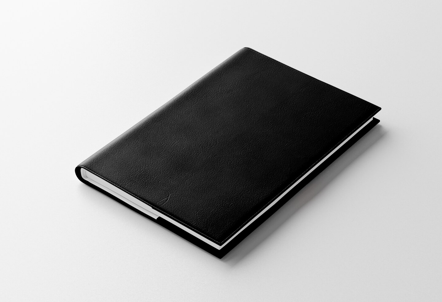 Agenda IDEL semainier noir 2027 — finition WIRO métallique blanche