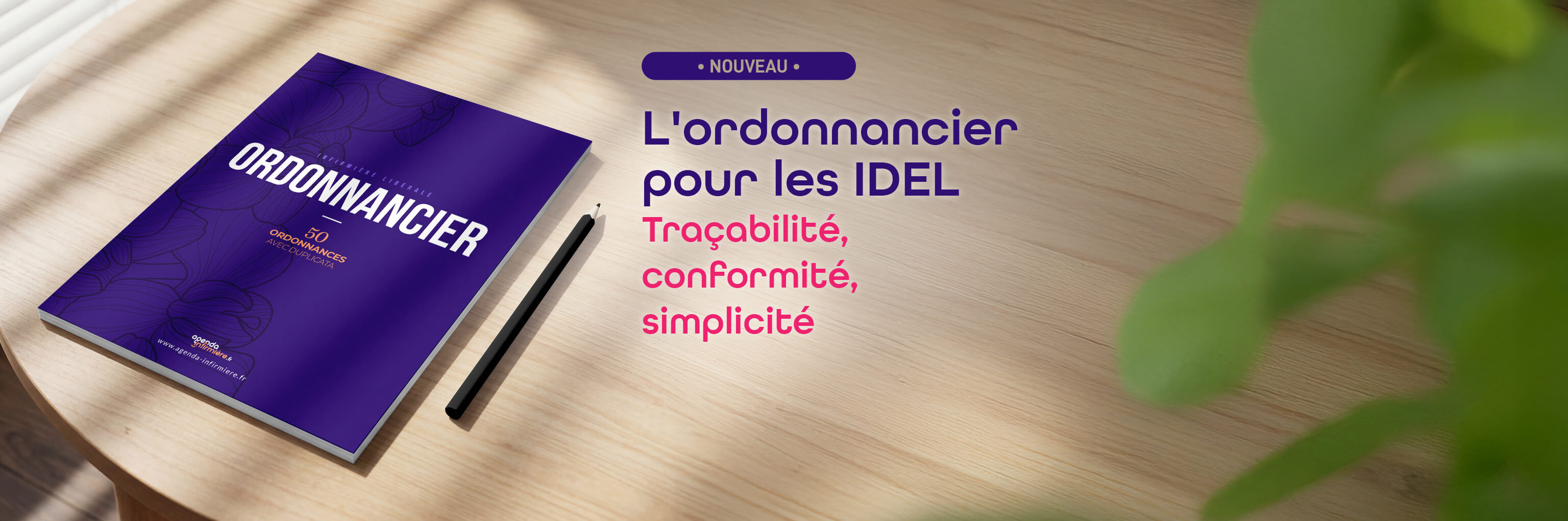 Agenda infirmière libérale 2027 — journalier et semainier disponibles, 27 coloris simili cuir